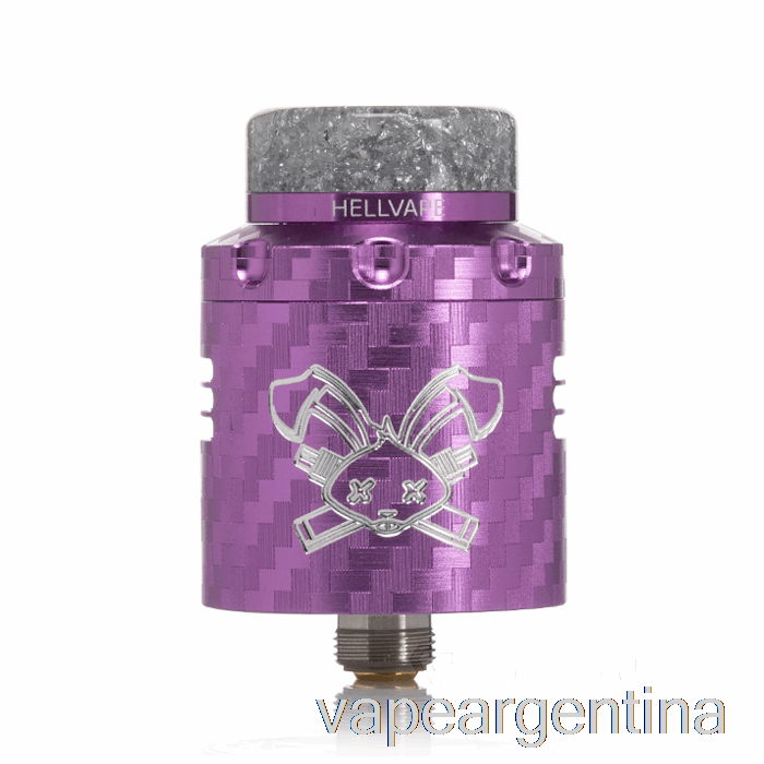 Hellvape Dead Rabbit V3 24mm Rda Púrpura Fibra De Carbono Vape Argentina